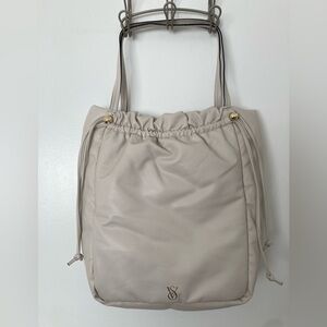 Victoria's Secret Cream Slouchy Tote Shoulder Bag